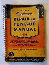 1951 The New Thompson Repair & Tune-Up Manual Vol. III  For Auto Transmissions