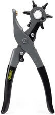 General Tools Leather Hole Punch 8.5 inches, Stainless Steel With Rubber Grip 
