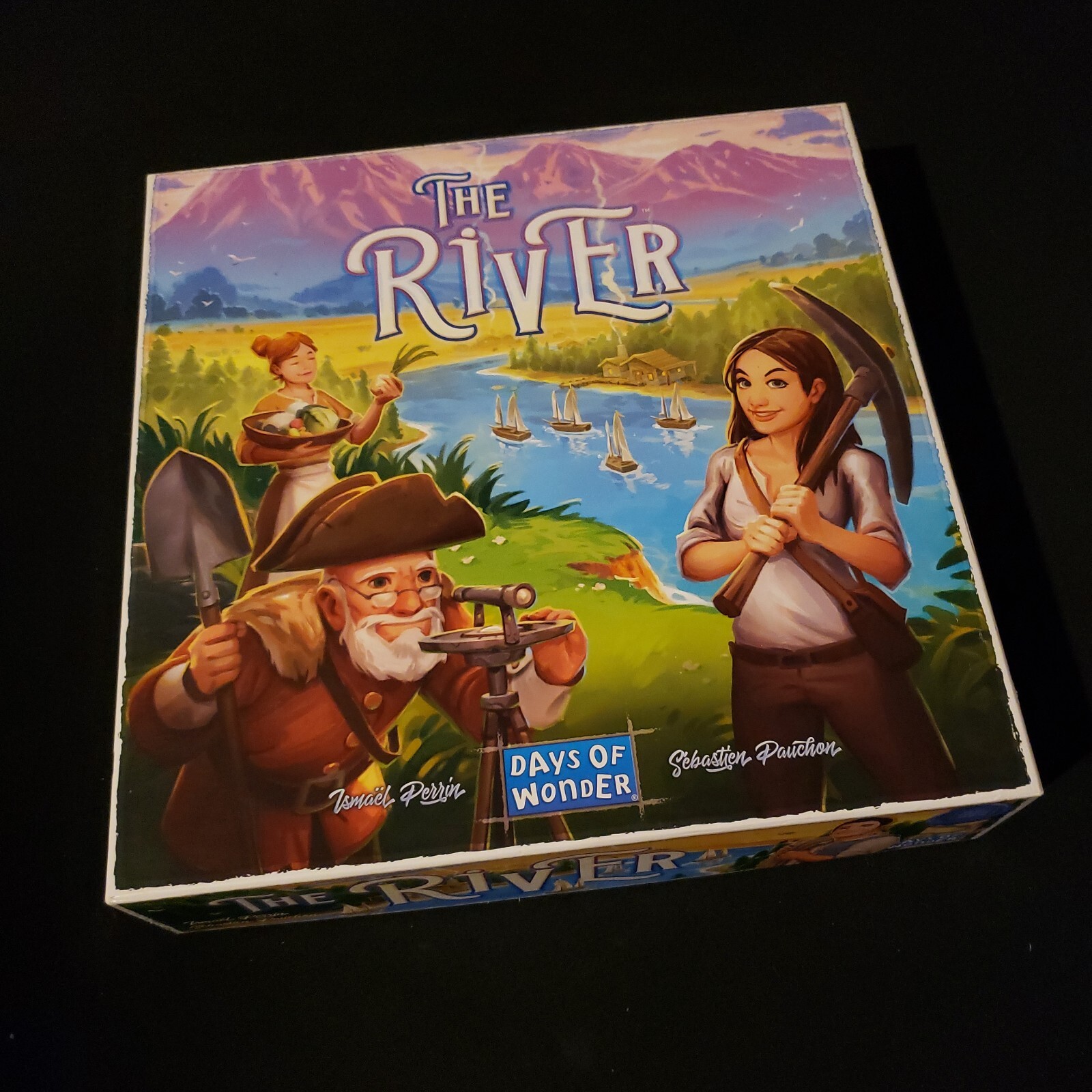 The River (Board Game, 2018) Days of Wonder worker placement family COMPLETE