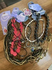 Claire’s Jewelry Lot Of 10 Necklace Various Styles Lengths Necklaces New C6