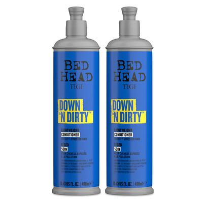 Bed Head by TIGI Down N Dirty Conditioner für Detox & Repair, 400 ml, 2er Pack