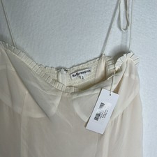 NWT Reformation Cream Ronan Dress with Lace | 10
