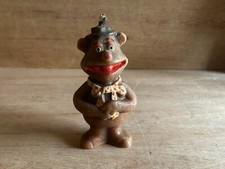 Fozzie Bear Candle Muppets Figural Unlit Vintage Polka Dot Necktie Scarce