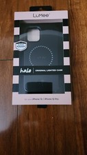 LuMee HALO Apple iPhone 12 and Apple iPhone 12 Pro Light-Up Case Matte Black