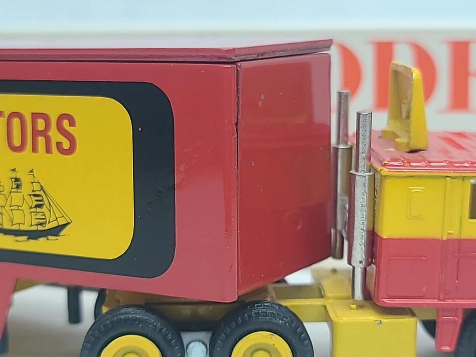 Remolque tractor semirremolque Winross Select Hobby Dist 1/64 blanco Motor Co diecast Foto 4 de 4