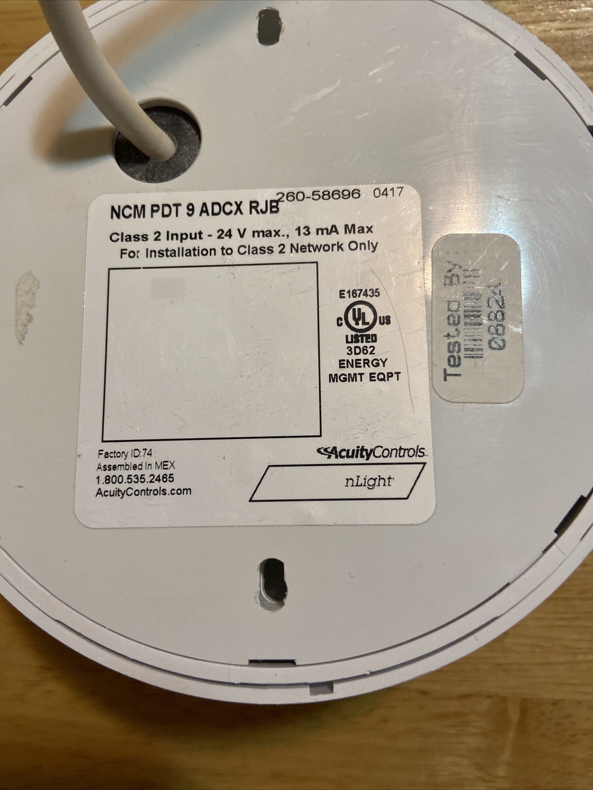 Acuity Controls NCM PDT 9 ADCX RJB Ceiling Mount Occupancy Sensor | eBay
