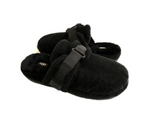 UGG ALL GENDER FLUFF IT BLACK TNL FLUFF MOCCASIN SLIPPER MEN US 10 / WOMEN 12
