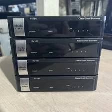 LOT OF 4 CISCO SMALL BUSINESS LINKSYS RV180 VPN ROUTER 4-PORT