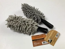 (2) Carrand Autospa 97372AS Interior Car Auto Detail 6" Microfiber Duster Brush
