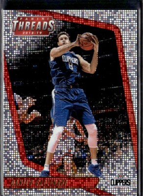 2018-19 Panini Threads #22 Danilo Gallinari Dazzle Los Angeles Clippers