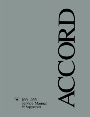 USホンダ 純正 1998 アコード CG 整備書 サーマスマニュアル 1998-1999 Honda Accord V6 Engine Factory Shop Service Manual | eBay