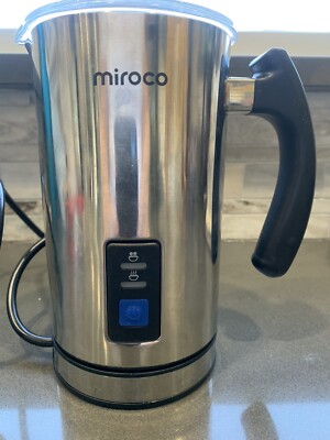Miroco Milk Frother, Stainless Steel Milk Steamer , Automatic Foam Maker,...