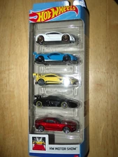 Hot Wheels 2024 HW Motor Show 5-Pack w/McLaren/Acura/Corvette VHTF