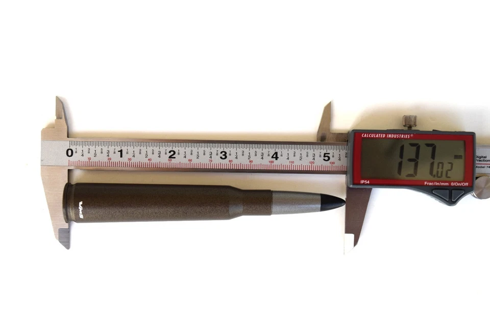 ANTENA BALA RECHONCHA CALIBRE 50 BLANCO BRILLANTE PARA 07-20 CHEVY SILVERADO TAHOE Foto 3 de 3