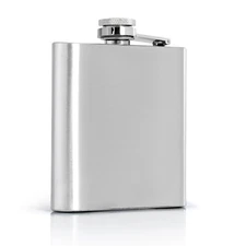 Stainless Steel 4 ounce Hip Flask Free Shipping