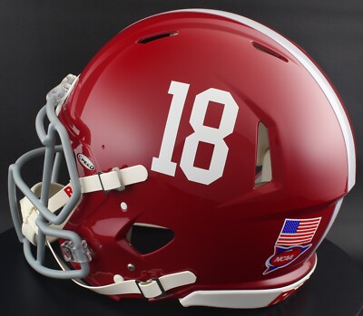 ALABAMA CRIMSON TIDE NCAA Riddell Speed Full Size AUTHENTIC Football Helmet  | eBay