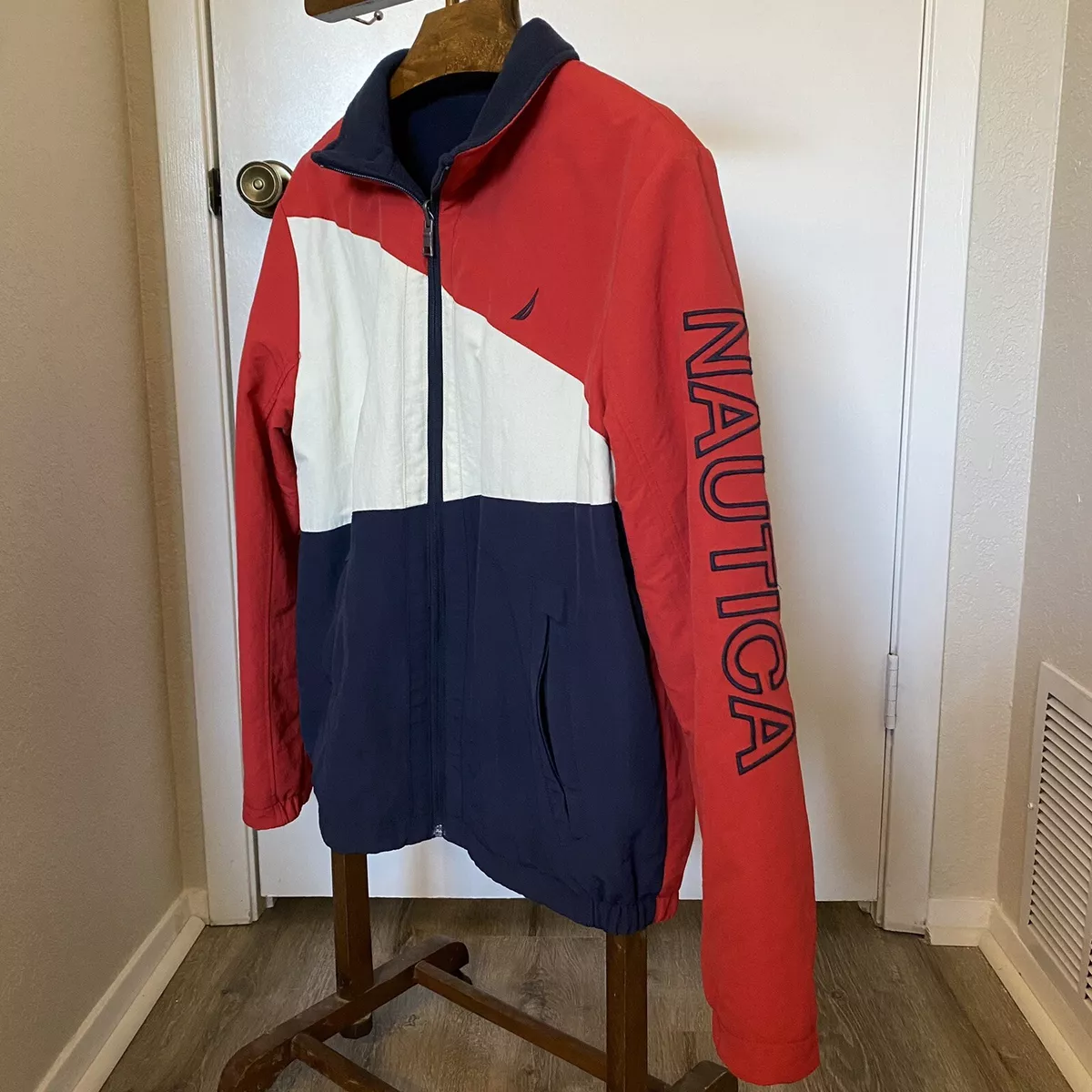 vintage NAUTICA reverseble jacket be