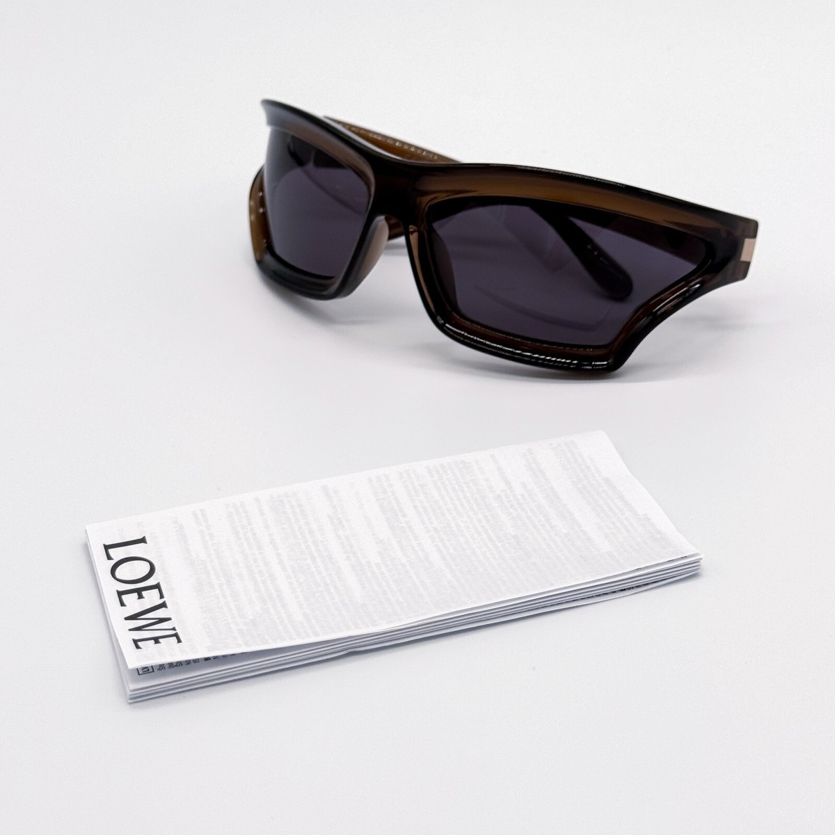 NEW LOEWE LW40143U 47A BROWN GREY UNISEX SUNGLASSES LOEWE  display picture 1
