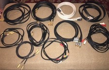 Lot Of 10 Hi-Resolution Component Audio Video Coaxial Cables Very Nice Condition