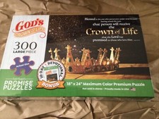 Fair Hope  s Promise Puzzle 300 Large Pieces God  s Crown of Life 18"x24" USA New