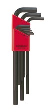 1.5mm-10mm Hex End Long Arm L-Wrenches Set 9pcs w/ProGuard  Bondhus USA 12199