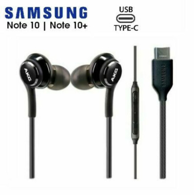 Samsung Galaxy Note 10 AKG USB-C Headphones Wired Type C Earbuds Note10  Plus OEM