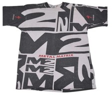 Camicia Vintage Specialized M2 Metal Matrix Bike Stampa All Over Anni 90 Taglia X-Large