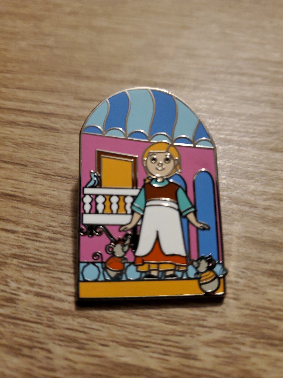 Disney Pin Parks It's A Small World Mystery Pin Box Cinderella And Mice
