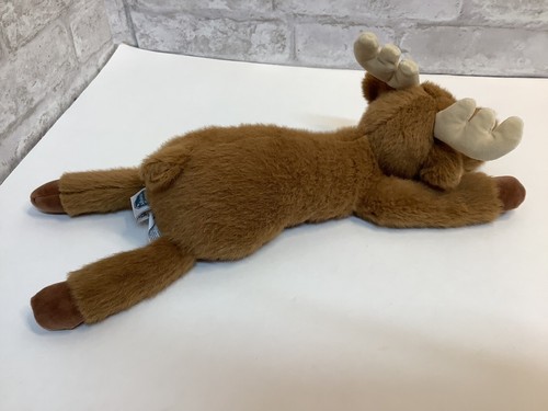 Peluche Mary Meyer Alce Raro Difícil de Encontrar Súper Suave 14” Lovey Brown Baby - Imagen 5 de 7