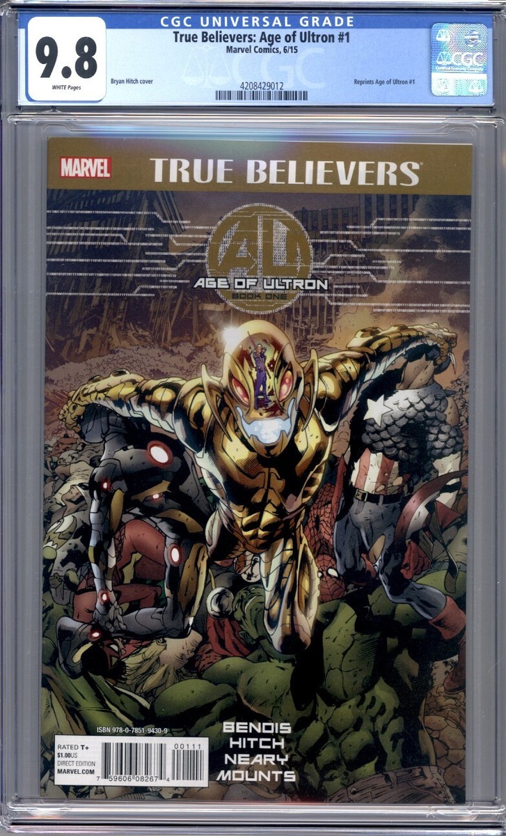 True Believers: Age of Ultron #1 Bryan Hitch Avengers Marvel