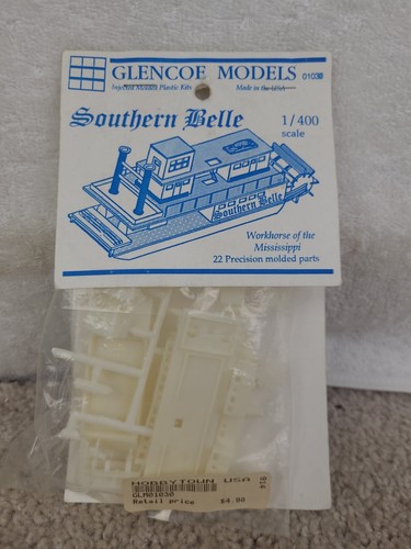 Glencoe Models Southern Belle 1/400 Mississippi  Workhorse Vintage  NOS - Picture 1 of 3