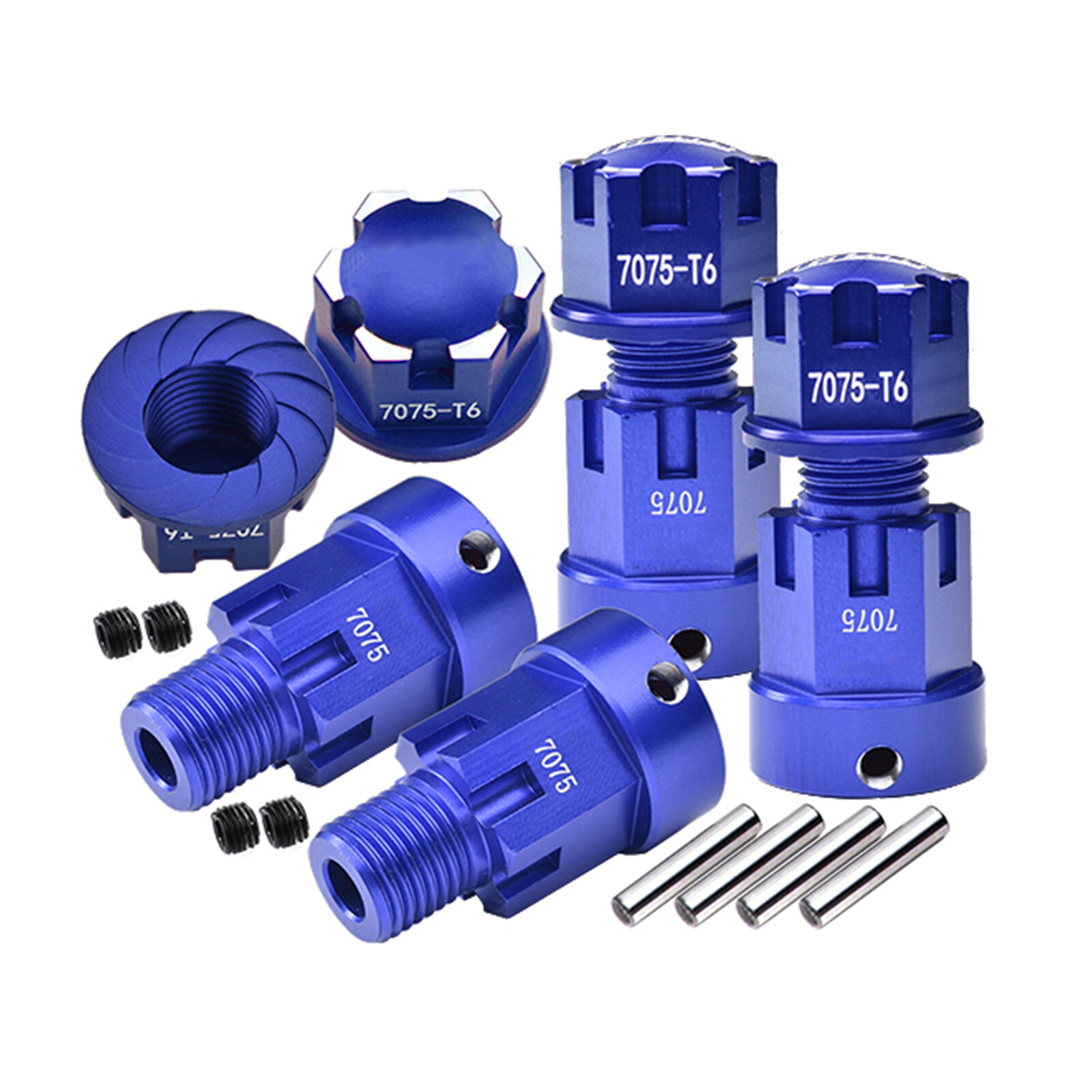 Alloy CNC 7075T6 Wheel Nut + Adapter +20mm Windened for AXIAL 1/6 SCX6 JEEP eBay