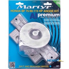 KIT ANODI PER MOTORE FUORIBORDO HONDA 75/90/115cv IN ALLUMINIO MARTYR