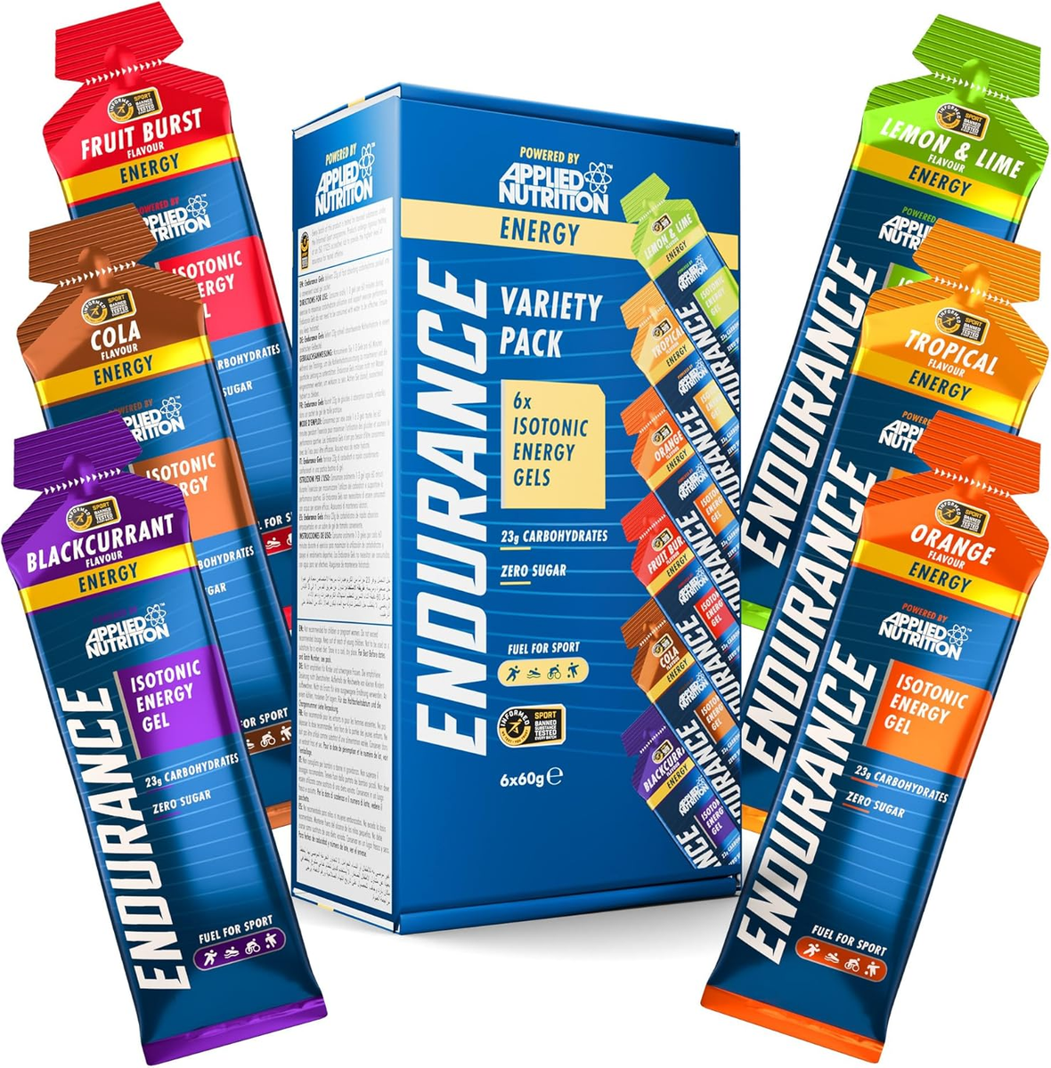 Applied Nutrition Breathe | Energy Gel With Electrolytes | Quick Energy | Breathe Easy Formula To