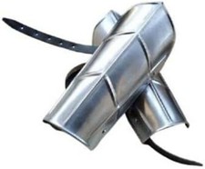 Medieval Knight Mild Steel Bracers Arm Guard Renaissance Fair Cosplay SCA LARP