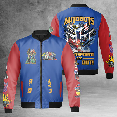 The Rise Of The Beast Autobots Transformer And Roll Out Bomber Jacket