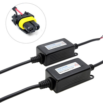 G4 AUTOMOTIVE 2x 9006 CANBUS LED Decoder HID Error Free Anti-Flickering Resistor