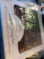 Faith Alone 2 Piece Crib Bedding Nursery Bedding Set COMFORTER AND SHEET NIP