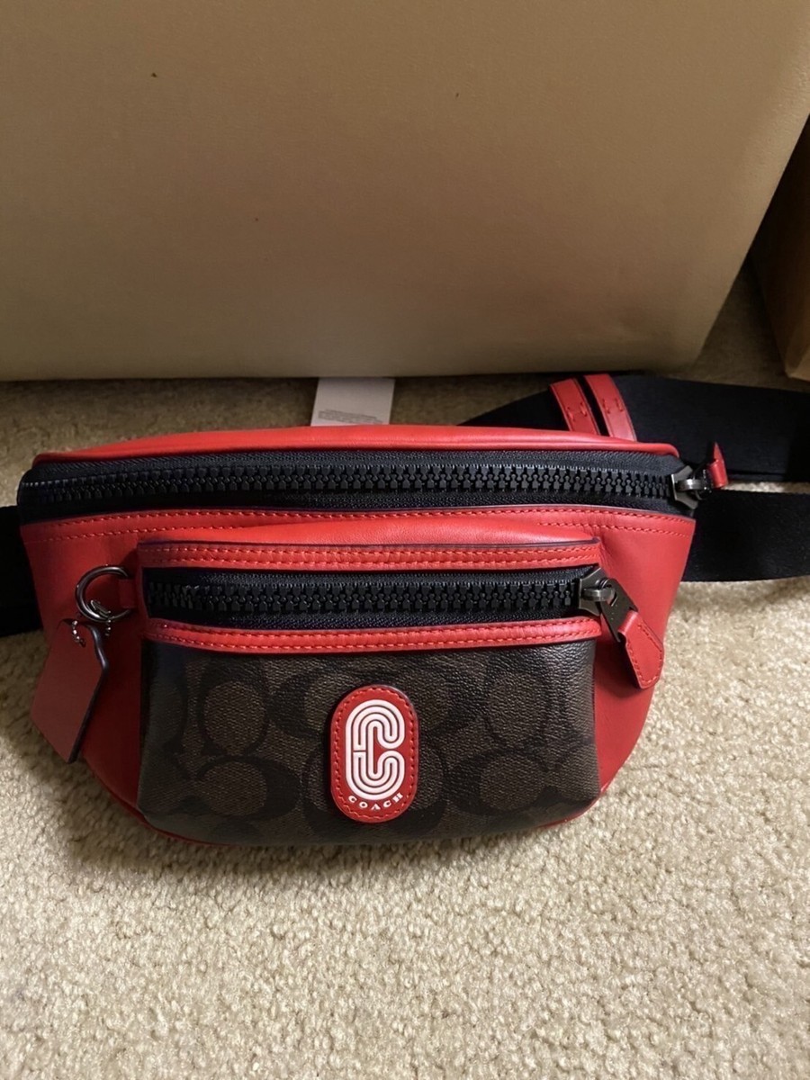westway belt bag in colorblock with coach patch
