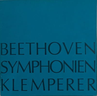 Beethoven The Nine Symphonies KLEMPERER Columbia DSC 8LP Stereo