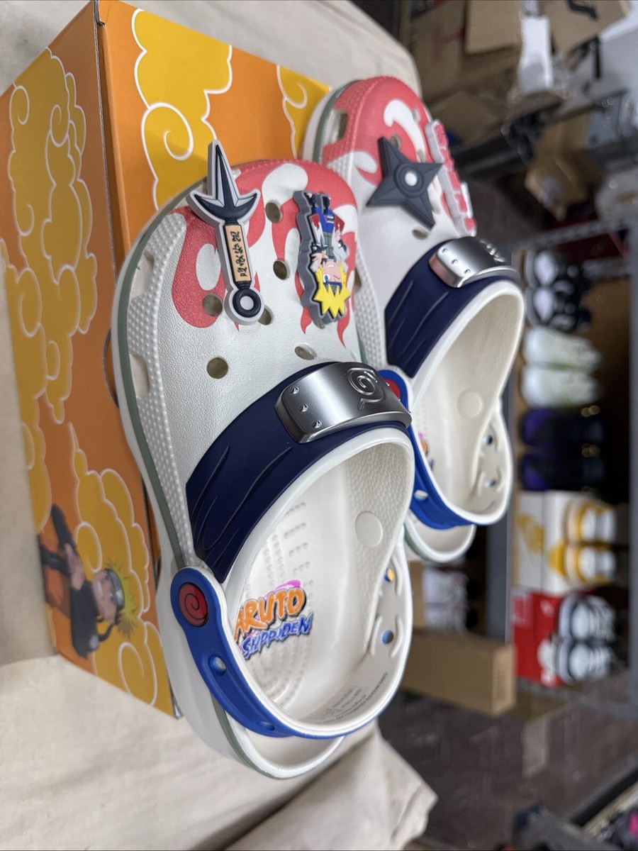 NEW Crocs x NARUTO MINATO CLASSIC CLOG Men Sizes 4-5-6 209885-160