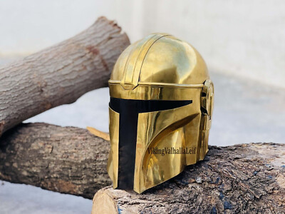 The Mandalorian Steel Wearable Costume Helmet Star Wars Boba Fett Black Series