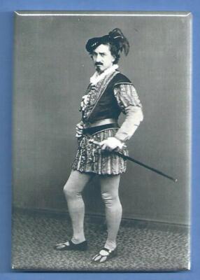 EDWIN BOOTH *2X3 FRIDGE MAGNET* AMERICAN ACTOR ASSASSINATION BROTHER JOHN WILKES