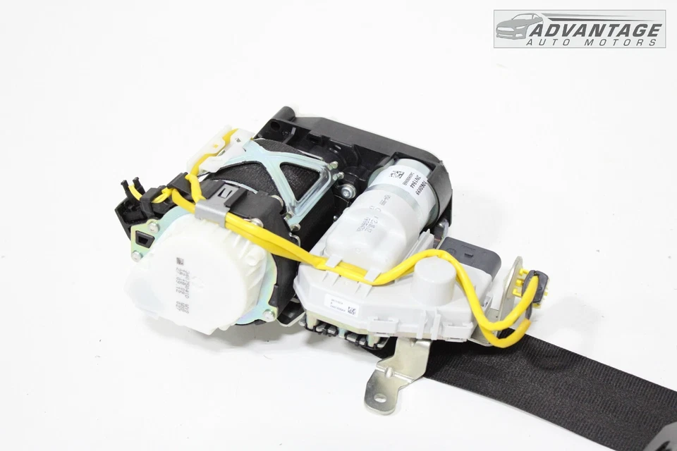 AUDI A7 QUATTRO 2012-2016 CINTURÓN DE SEGURIDAD DELANTERO IZQUIERDO LADO DEL CONDUCTOR NEGRO CON AJUSTADOR OEM Foto 3 de 4