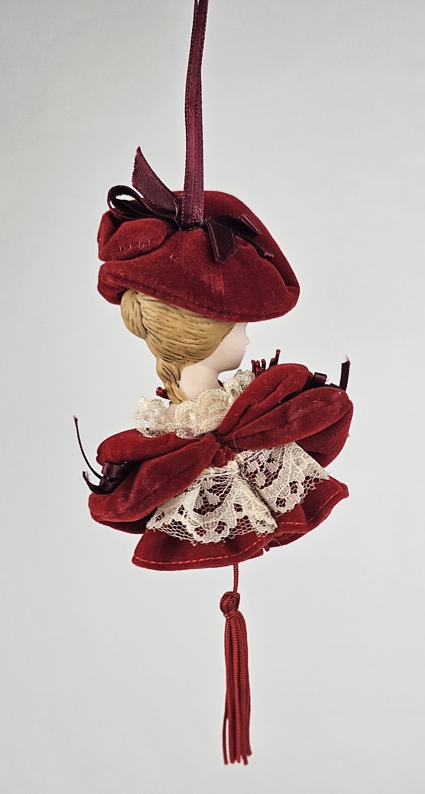 Kurt Adler Victorian Doll Head Ornaments Porcelain 1985 VINTAGE LOT OF 2 eBay