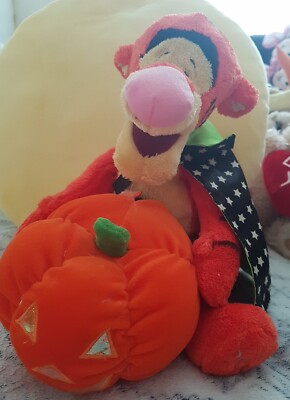 Disney Store Halloween Tigger Leuchtkürbis 2002 Vintage 