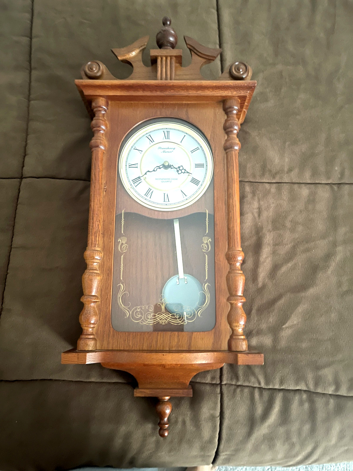 Strausbourg Manor Quartz Wall Clock Westminster Wall Clock