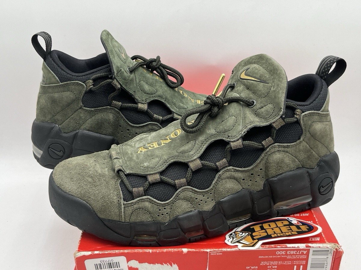 NIKE Air More Money Meant To Fly 2018 レア Nike Air More Money Meant to Fly Women's Dark Citron Shoes
