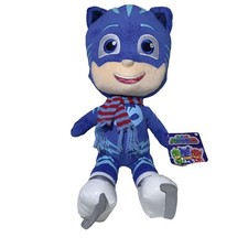 Just Play 2022 PJ Masks Catboy 15 Plush Skates Holiday Winter Stuffed Toy NWT
