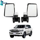<!--F#f_0-->PAIR LR Door Mirrors Chrome Large For Toyota Landcruiser 60 Series 1980-1990<!--F/-->